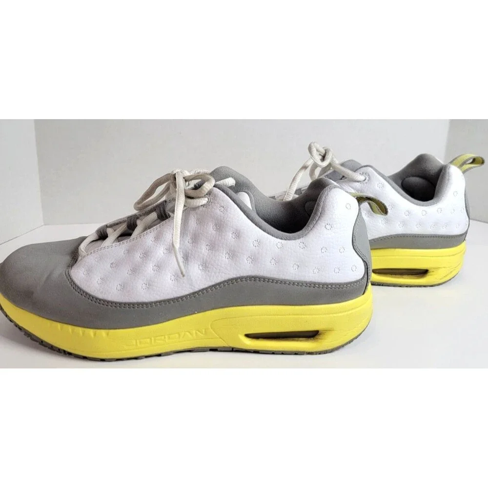 Nike Air Jordan CMFT Viz Air 13 GS 7Youth White Lemon Frost Light Silver
